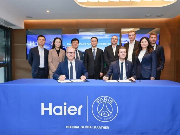 Chính thức: Paris Saint-Germain và China Haier Group đạt được Thỏa thuận hợp tác toàn cầu